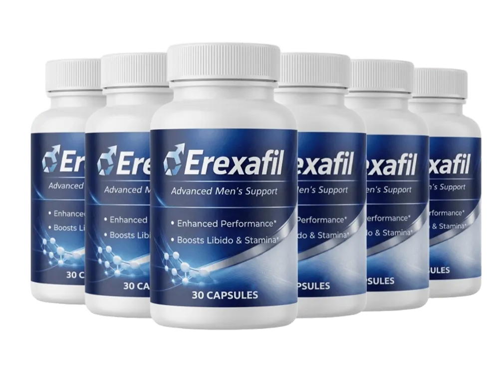 Erexafil 6 bottle pack - 180 day supply of Erexafil daily men's vitality formula